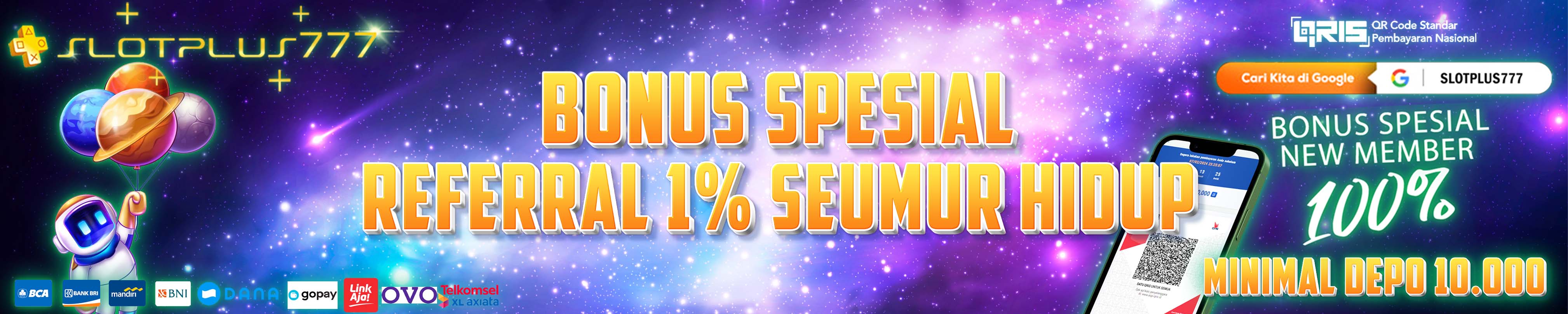 SLOTPLUS777 BONUS REFFERAL 1%